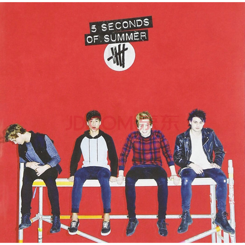 5 seconds of summer cd 五秒盛夏 同名专辑 豪华版 是蓝色封面