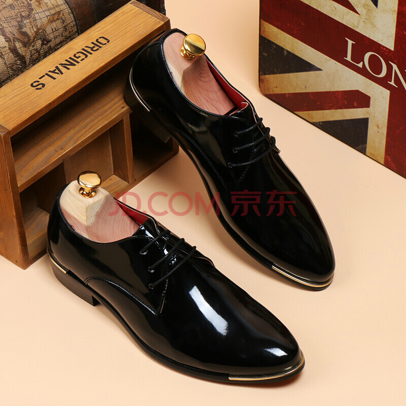 励风商务正装镂空男士夏季皮凉