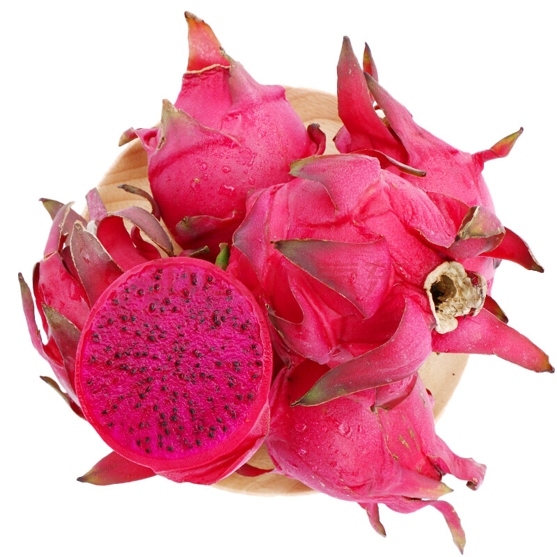 ¹ú²úºìÐÄ»ðÁú¹û 4¸ö×°Öйû µ¥¹ûÔ¼300~400g ÐÂÏÊË®¹û