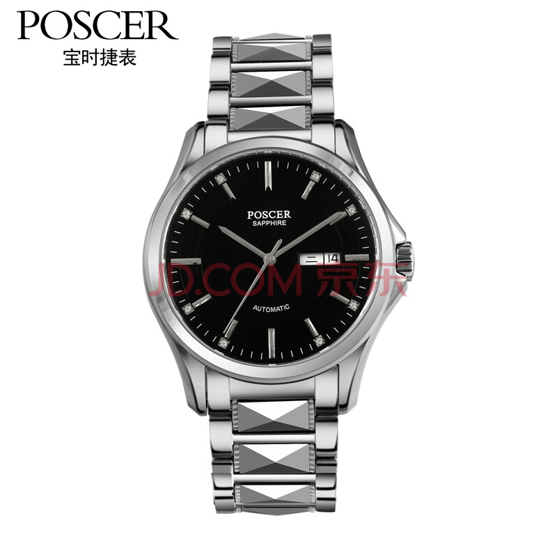 poscer sapphire,poscer手表 宝时捷poscer钢带男士手表全自动机械表商务男表商务休闲保时捷女表