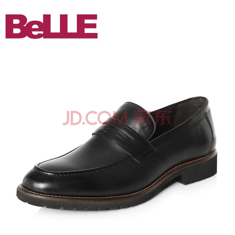 Belle/°ÙÀöÄÐЬ2018´º¼¾ÐÂÆ·×¨¹ñͬ¿îÉÌÎñÕý×°µÂ±ÈƤЬÄлéЬ5PG01AM8 ºÚÉ« 43