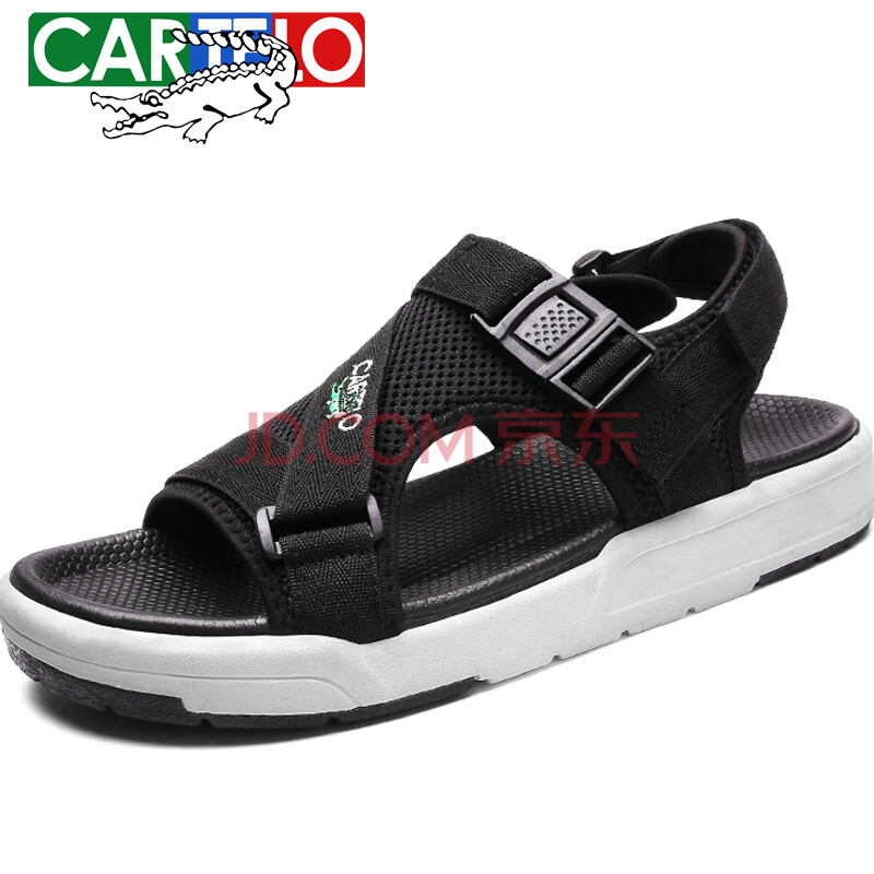 ¿¨µÛÀÖöùÓ㣨CARTELO)Á¹Ð¬ ÄÐɳ̲ЬÐÝÏÐЬ×Ó ÄÐÊ¿Çá±ãÍ¸ÆøÄ§ÊõÌùÁ¹Ð¬Äпî KDL7969 ºÚÉ« 41