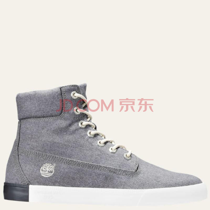 全球購 Timberland/添柏嵐男鞋帆布鞋休閑鞋板鞋A1A4E021 Dark Grey Canvas 7 Medium