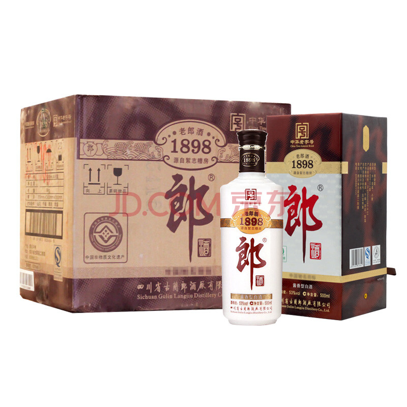ÀÉ¾Æ 1898 ÀÏÀÉ¾Æ 2012Äê ÀÏ¾Æ 53¶È½´ÏãÐÍ°×¾Æ 500ml*6