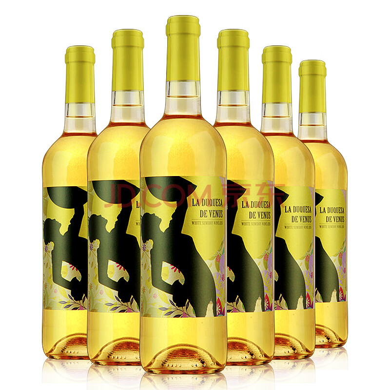 月光舞者 西班牙進口紅酒 半干白葡萄酒750ml* 6瓶裝 送紅酒杯 【掌柜力薦】