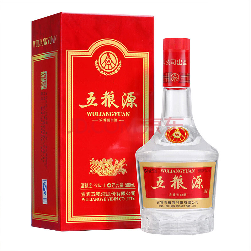 ÎåÁ¸Òº¹É·Ý ÎåÁ¸Ô´¾Æ 39¶ÈŨÏãÐͰ׾ƣ¨2012Äê²ú£©500ml