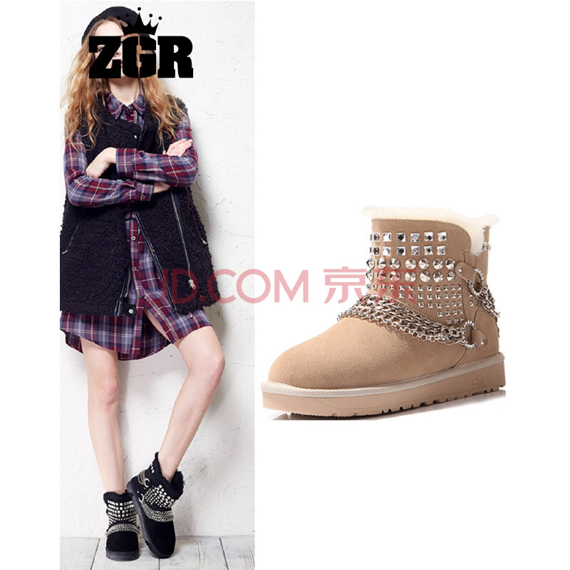 ZGR 2018ʱÉÐÁ÷ÐÐпîö¤Á´Ìõ×éºÏÕæÆ¤±£Å¯ÌØÉ«Ñ©µØÑ¥ ÐÓÉ« £¨39£©245