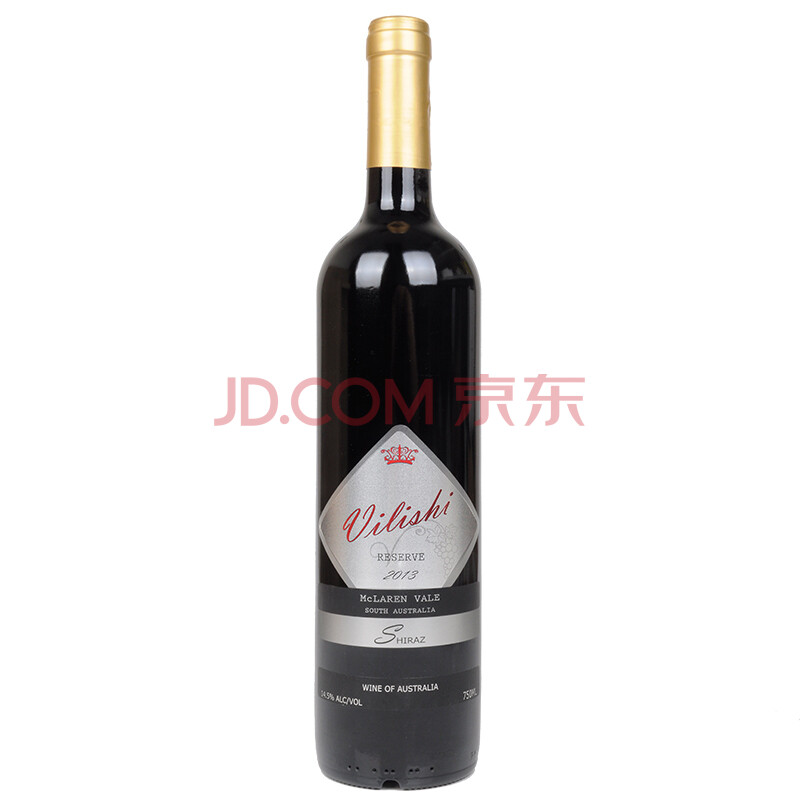 澳洲进口红酒 伟利士Vilishi干红葡萄酒RESERVE 750ml