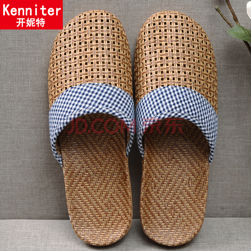 ¿ªÄÝÌØ£¨Kenniter£©ÑÇÂéÍÏЬÄÐÅ®Ïļ¾ÌٲݾӼҼҾÓÇéÂÂÊÒÄڿɰ®µØ°åÁ¹ÍÏЬ ²ØÀ¶É« 27cm(ÊʺÏ40/41Âë)