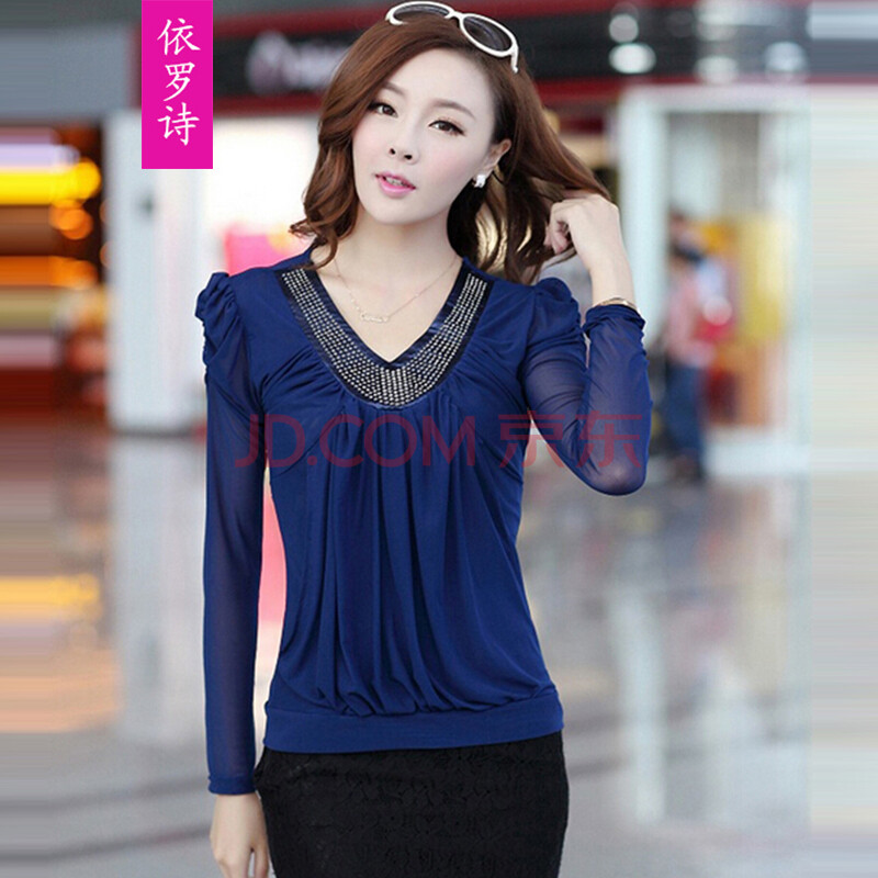 女士网纱打底衫长袖秋装大怎么样 哪款好