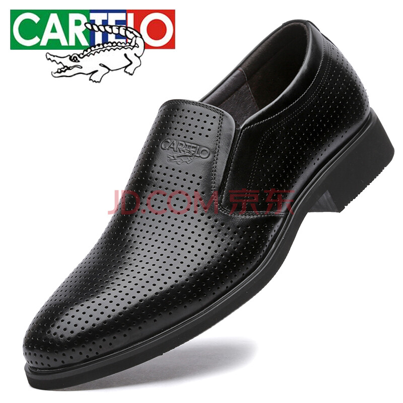 ¿¨µÛÀÖöùÓ㣨CARTELO£©ÄÐЬ³±Á÷Ó¢Â×°Ù´îÉÌÎñÕýװƤЬÄÐЬÏļ¾Í¸ÆøïοÕÄÐÆ¤Ð¬ ºÚÉ« 38Âë