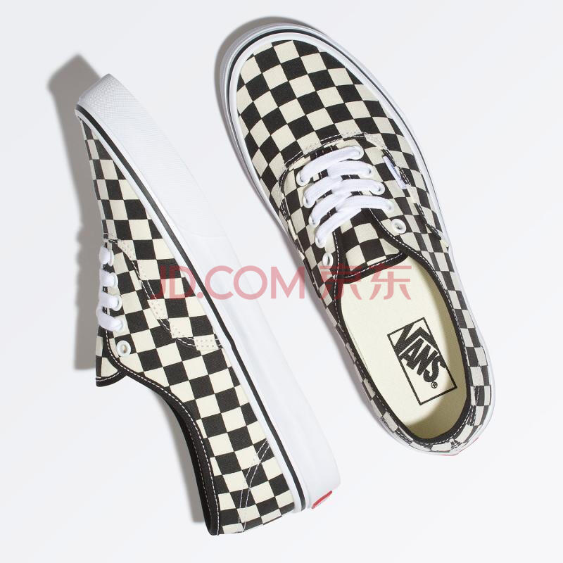 È«Çò¹º VANS·¶Ë¹ÄÐЬŮЬ¾µä¿îAUTHENTICÆåÅÌ¿îµÍ°ïÐÝÏÐЬZ5IHRK BLK/WHI CHECKER 9.5 Men = 11.0 Women