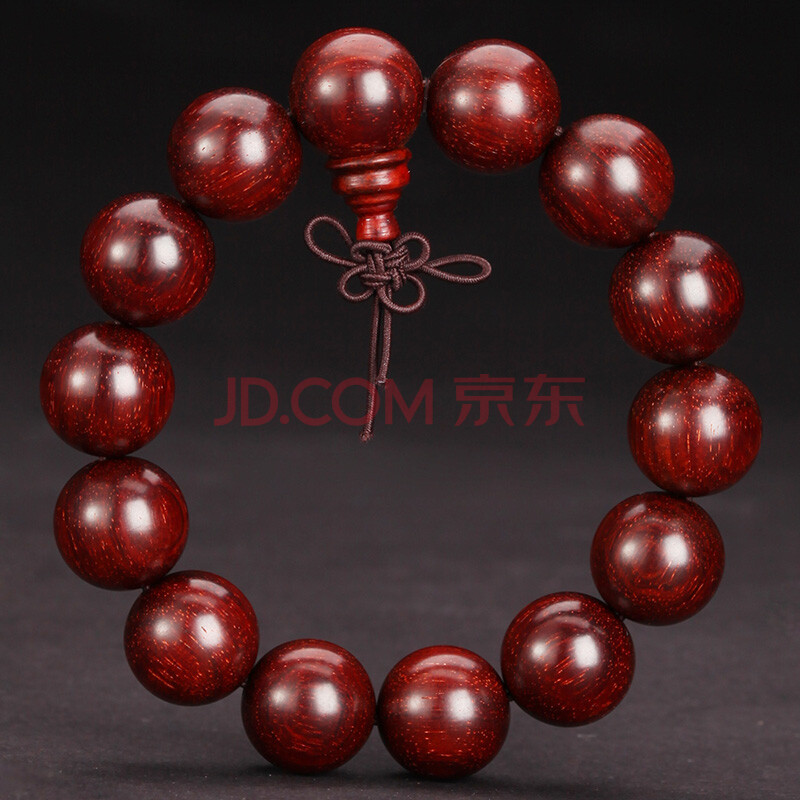 金星印度小叶紫檀佛珠手串36g16mm图片