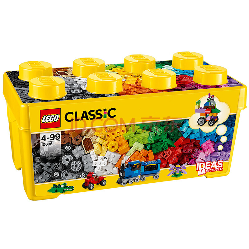 乐高10696拼装详细图纸,乐高10695图纸全部拼法 lego乐高积木经典创意 男孩女孩拼砌组装儿童益智拼插