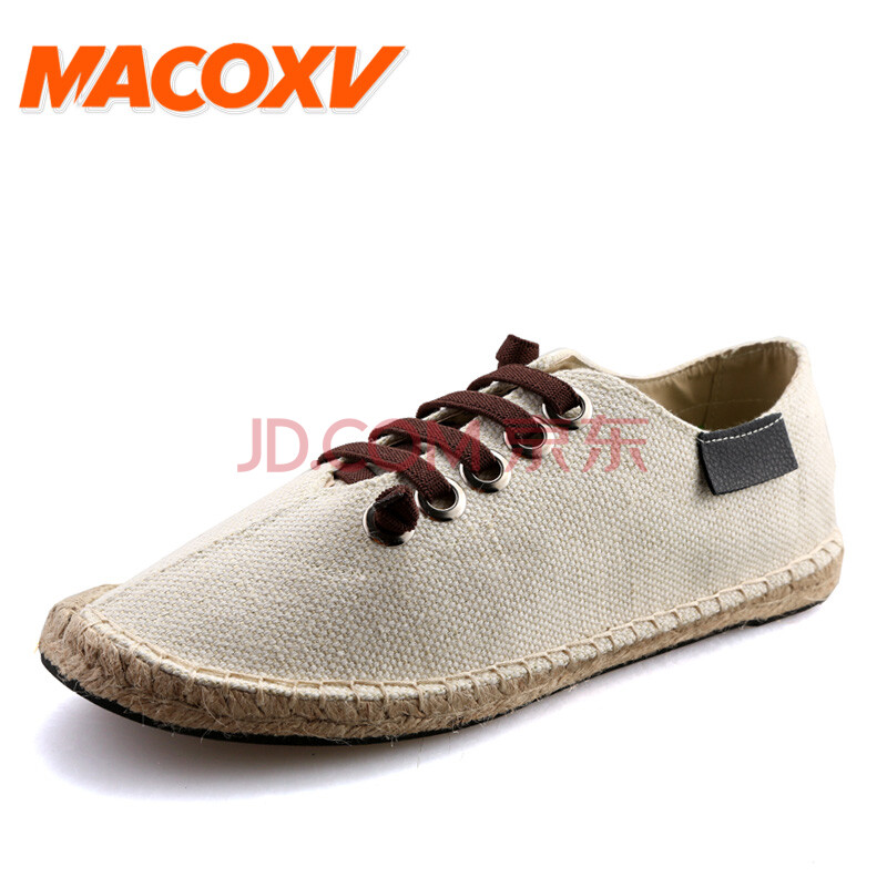 MACOXV·«²¼Ð¬³±Á÷ÀÁÈËÄÐЬ Ïļ¾Ð¿îÖÐÄêÍ¸ÆøÐÝÏÐÑÇÂéЬ ÄÐÊ¿ÊÖ¹¤´«Í³²¼Ð¬ÄÐÀϱ±¾© Ã×É« 40