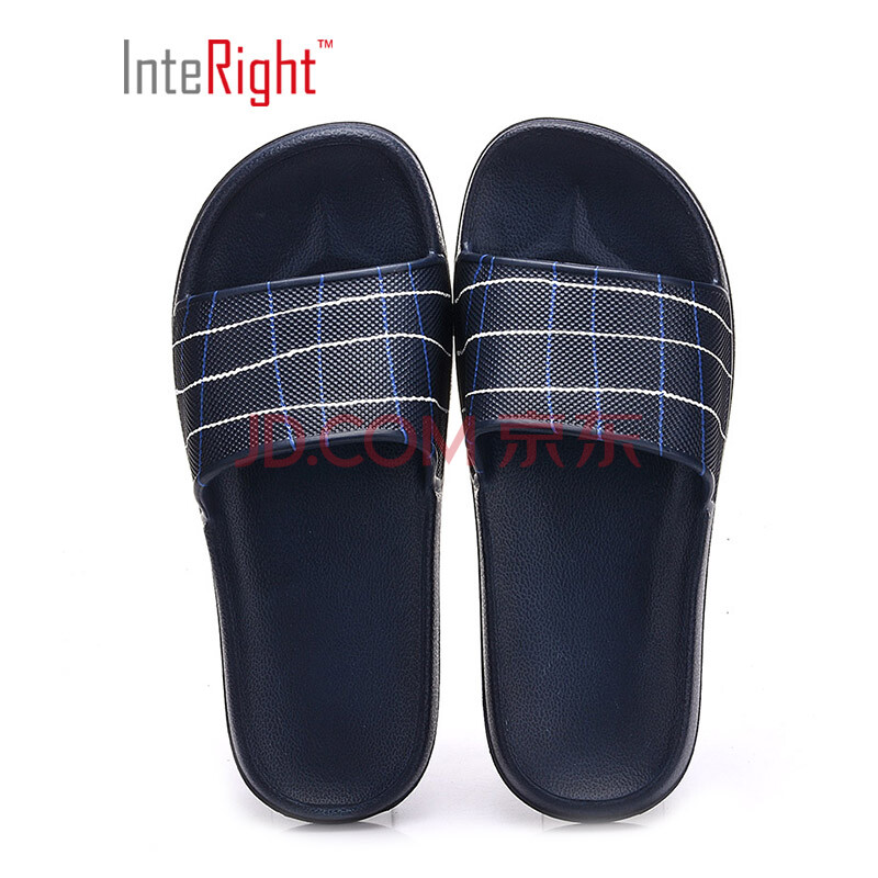 INTERIGHT Ëļ¾¼Ò¾ÓÔ¡ÊÒÍÏЬ ¾Ó¼Ò¼òÔ¼Èíµ×ɳ̲ϴÔèÁ¹ÍÏЬÄпî ÉîÀ¶275 IN7098