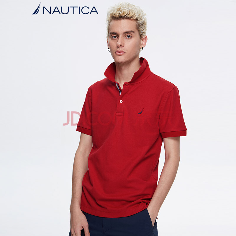 ¡¾×¨Çø2Ãâ1¡¿ÅµµÛ¿¨ NAUTICA ÄÐÊ¿ 18ÄêÐÂ¿î ¶ÌÐäÕëÖ¯POLOÉÀ KM8101£¨¶àÉ«¿ÉÑ¡£© ºìÉ« 6NR M