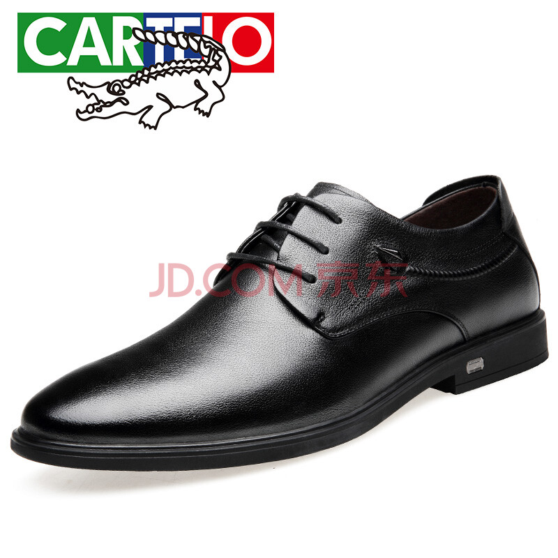 ¿¨µÛÀÖöùÓ㣨CARTELO£©ÄÐʿͷ²ãţƤÉÌÎñÐÝÏÐÖ°³¡¾«Ó¢³±Á÷µÍ°ïϵ´øÆ¤Ð¬3262 ºÚÉ« 39