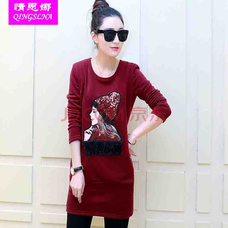 t恤打底衫女中长款大牌子品质好 新款好用