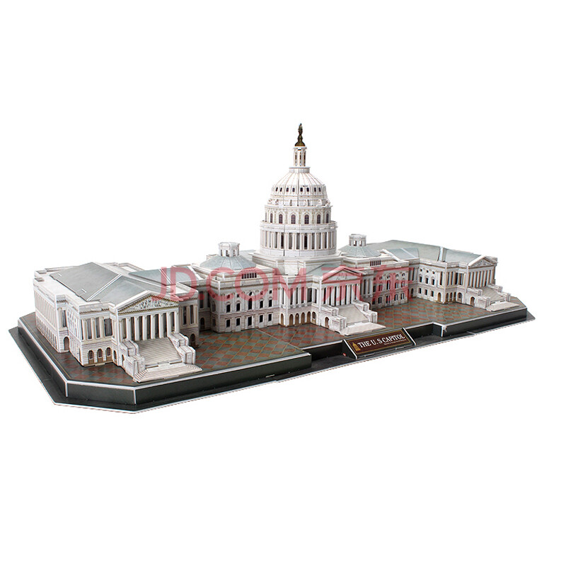 儿童3d立体拼图世界著名建筑模型儿童成人益智拼插纸质积木 国会大厦
