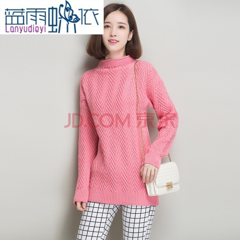 半高领套头毛衣女装宽牌子品质好 新款好用