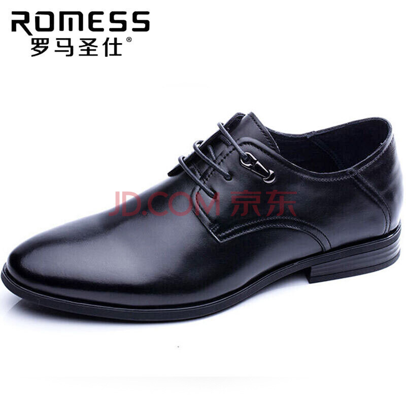 ÂÞÂíÊ¥ÊË£¨Romess£©ÄÐʿƤЬÄдºÏļ¾Ð¿îÓ¢Â×ʱÉÐÉÌÎñÍ·²ãţƤÕýװЬ½á»éЬÄÐ ºÚÉ« 39