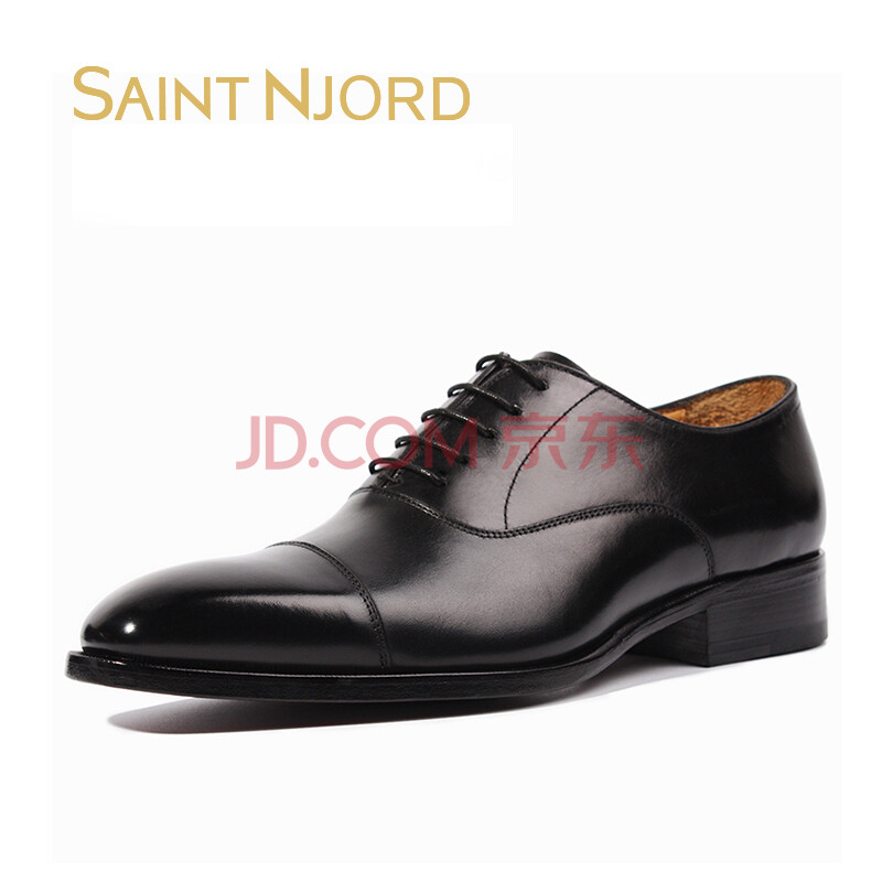 SAINTNJORD/Ê¥ÄáÔ¼µÂ ¹ÌÌØÒìÄÐЬƤµ×Èý½ÓÍ·Å£½òЬ¾ü¹ÙЬÄÐÊ¿¼âÍ·Ñç»áÉÌÎñÕýװƤЬ ºÚÉ« 43£¨ÊÖ¹¤¶¨ÖÆ12-15Ì죩