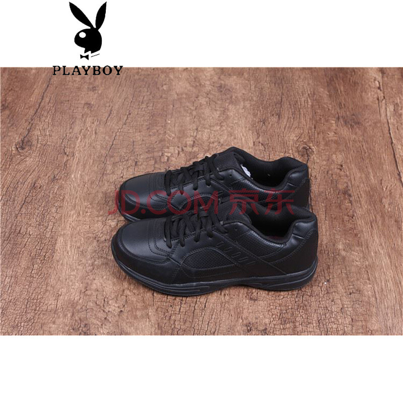 »¨»¨¹«×Ó£¨PLAYBOY£©ÃÀ¹úµ¥ÄÐЬÔ˶¯Ð¬´ºÏÄ·À»¬ÄÍÄ¥»ºÕðÅܲ½Ð¬ÄÐÅ®ºÚÉ«ÅÜЬÐÝÏÐÂÃÓÎЬ ºÚÉ« 45.5