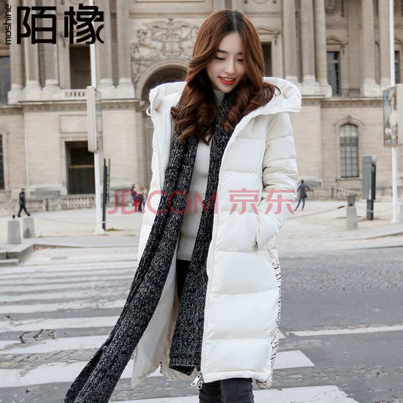 加厚羽绒服女中长款连帽哪里买卖比较好的 价