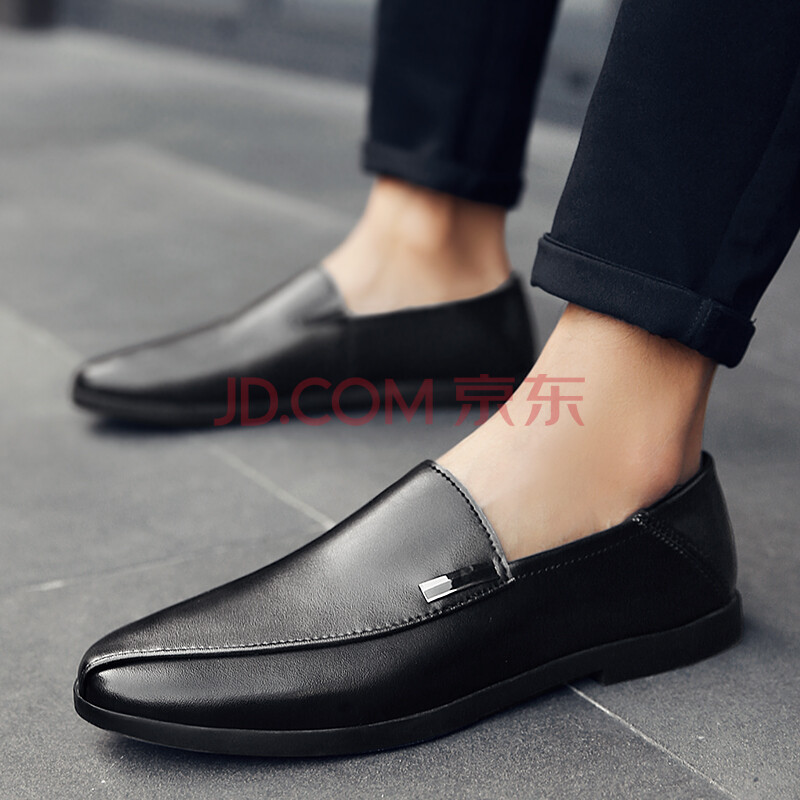 ÒâÂÞÀÊ ÐÝÏÐÆ¤Ð¬ÄÐÐ¬ÕæÆ¤¶þ²ãţƤ¶¹¶¹Ð¬Äг±Á÷ʱÉмݳµÆ½µ×ÀÁÈËЬһ½ÅµÅÀÖ¸£Í¸Æø¶´¶´Ð¬×ÓÄÐ89068 ºÚÉ«(ƤЬ±ê×¼³ßÂë) 41