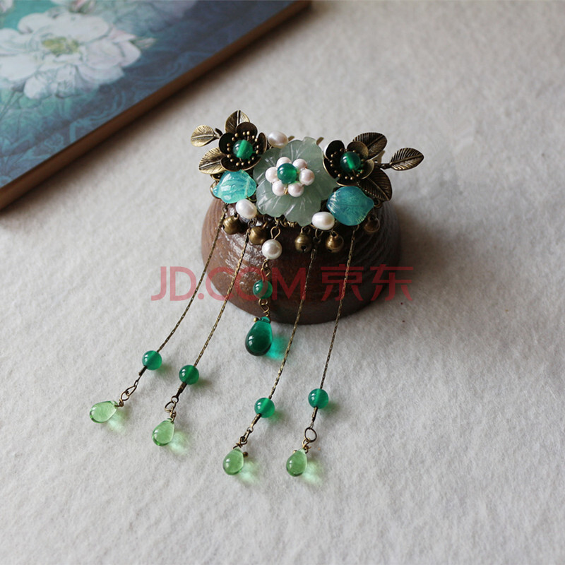 插梳头饰古典汉服旗袍配饰古典发饰流苏步摇影