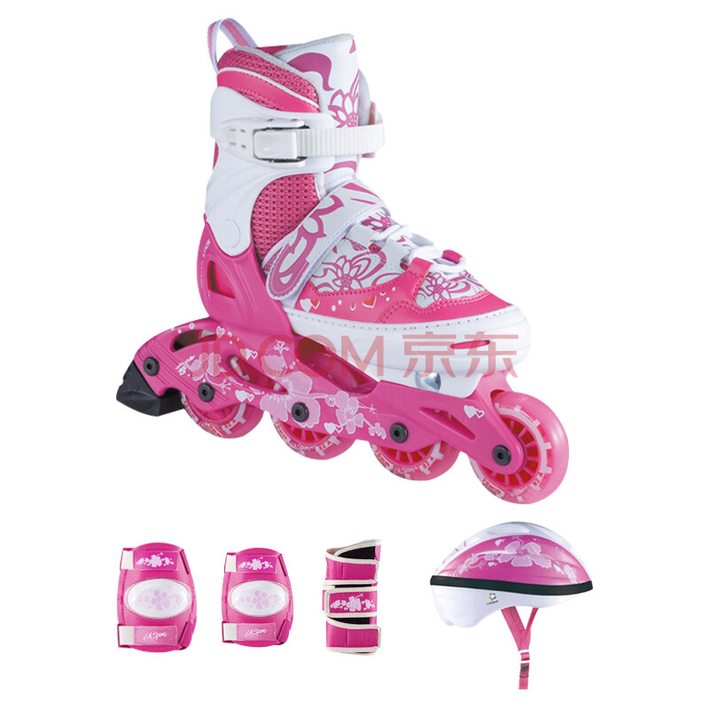 女童粉色溜冰鞋儿童全牌子品质好 新款好用