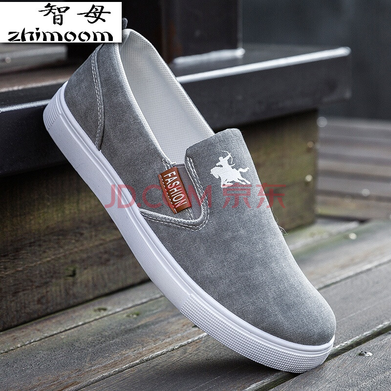 ÖÇĸ£¨zhimoom£©ÄÐЬÏļ¾Í¸ÆøÀϱ±¾©²¼Ð¬ÀÁÈ˰åЬ¹¤×÷Ь×ÓÐÝÏÐЬÄÐÊ¿·«²¼Ð¬Ò»½ÅµÅ D08»ÒÉ« 43