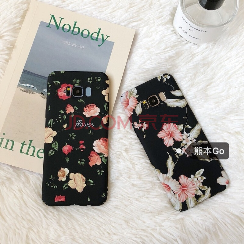 °µºÚ¸´¹Åõ¹å»¨ÈýÐÇS8ÊÖ»ú¿ÇS8+ĥɰ¿ÇS7e¸öÐÔ±£»¤¿ÇNote8Ó²¿Ç S7 edge ·öÉ£»¨-°ë°üÓ²¿Ç