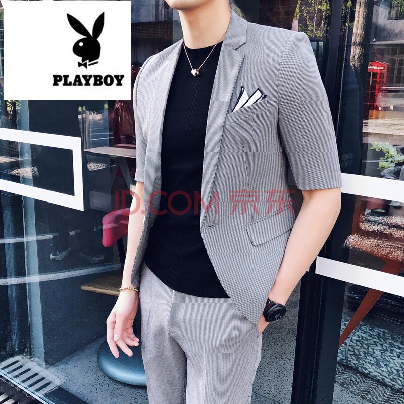 »¨»¨¹«×ÓÆøÖÊÄÐÆß·ÖÐäǧÄñ¸ñÎ÷·þÌ××°ÏÄ·¢ÐÍʦӢÂ×¶ÌÐä·¢ÐÍʦÎ÷×°Á½¼þÌ׳± dz»ÒÉ« µ¥¼þÎ÷×°178Ôª