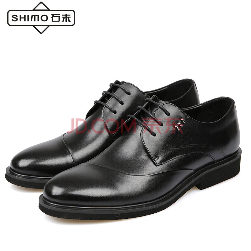 ʯĩ£¨SHIMO£©Æ¤Ð¬ÄÐÊ¿ÊÖ¹¤ÕæÆ¤Ó¢Â×·çÉÌÎñÐÝÏÐЬ×Ó ºÚɫϵ´ø 40