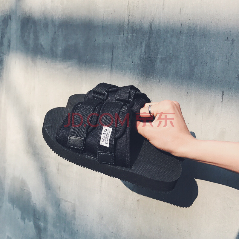 ³Â¹ÚÏ£ÍÏЬÄÐÏÄÒ»×ÖÍÏʱÉÐÍâ´©³±ÈËÁ¹ÍÏÈÕϵ¸´¹Å³±ÅÆÔËÞ·çɳ̲Ь ºÚÉ« 40