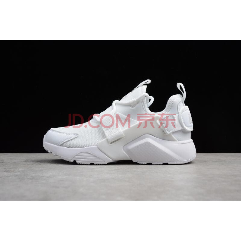 2018夏季AIR HUARACHE CITY LOW华莱士女鞋樱花粉黑白跑鞋男AH6804 全白 36