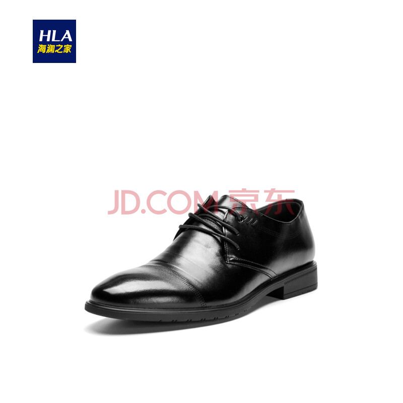 HLAº£À½Ö®¼Òѹ»¨´¿É«Æ¤Ð¬2018Çï¼¾ÐÂÆ·ÊæÊÊÍ¸Æø¹¤×°Ð¬ÄÐHSXSD3E046A ºÚÉ«»¨ÎÆ46 42