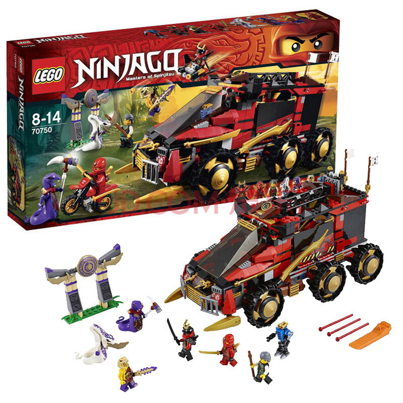 乐高lego幻影忍者ninjago系列小颗粒男女孩拼装积木儿童玩具71765忍者