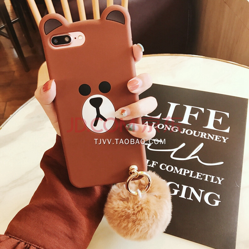 Æ»¹û7ÊÖ»ú¿ÇÅ®¿î¿É°®³¬ÃÈСÇåÐÂiPhone8plus¹è½º·ÀˤëÇò6s/X Æ»¹ûX