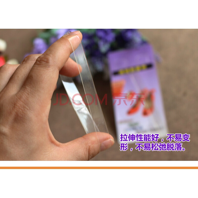 女士高跟皮鞋束鞋带 绕脚脖子掉不跟脚 舞鞋带配件mnlx 透明束鞋带(4双)