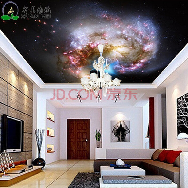 天花板天空房顶吊顶壁画