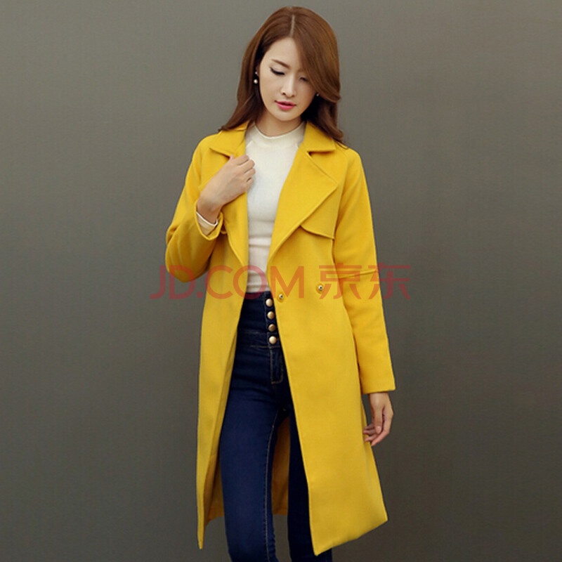 中年女装毛呢外套中长款冬装结