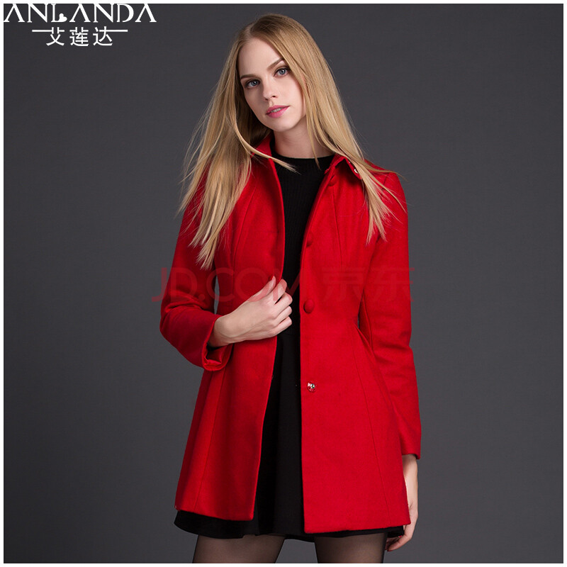 羊毛呢外套女长款大衣牌子品质好 新款好用