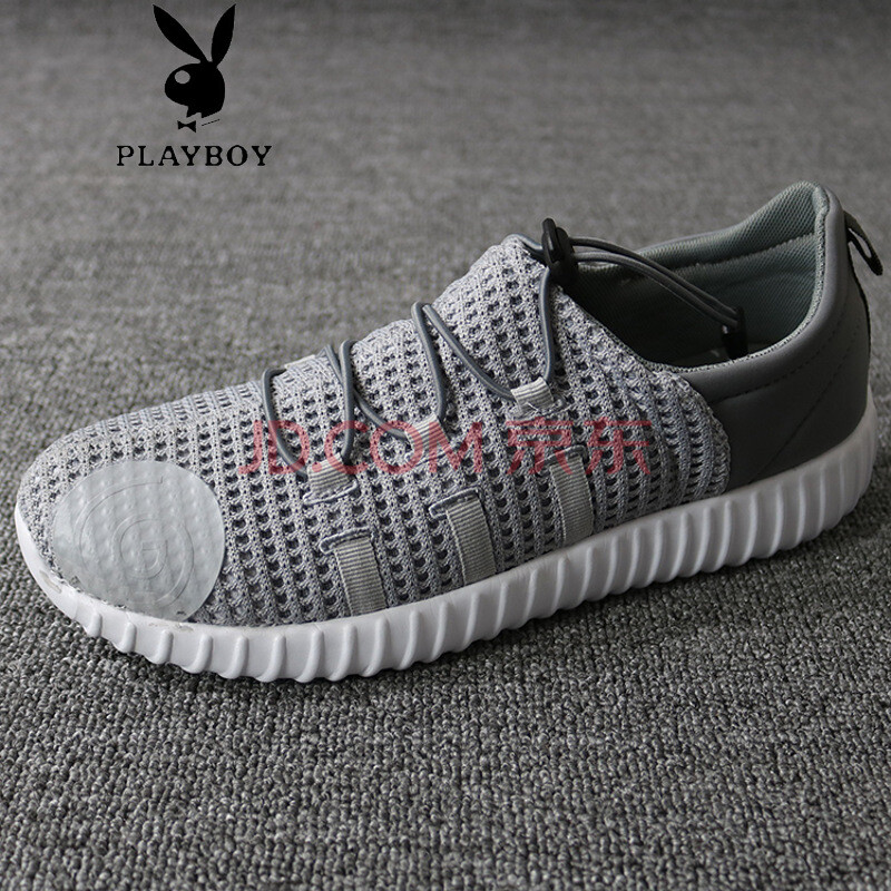 »¨»¨¹«×Ó£¨PLAYBOY£©¹ÂƷβ»õ³ö¿ÚÒâ´óÀûÖ¯ÃæÍ¸ÆøÔ˶¯ÄÐЬ³¬Èíµ×ÊæÊʼõÕðÅܲ½Ð¬ÄÐ GU103»ÒÉ«(Ô˶¯Ð¬Âë) 44