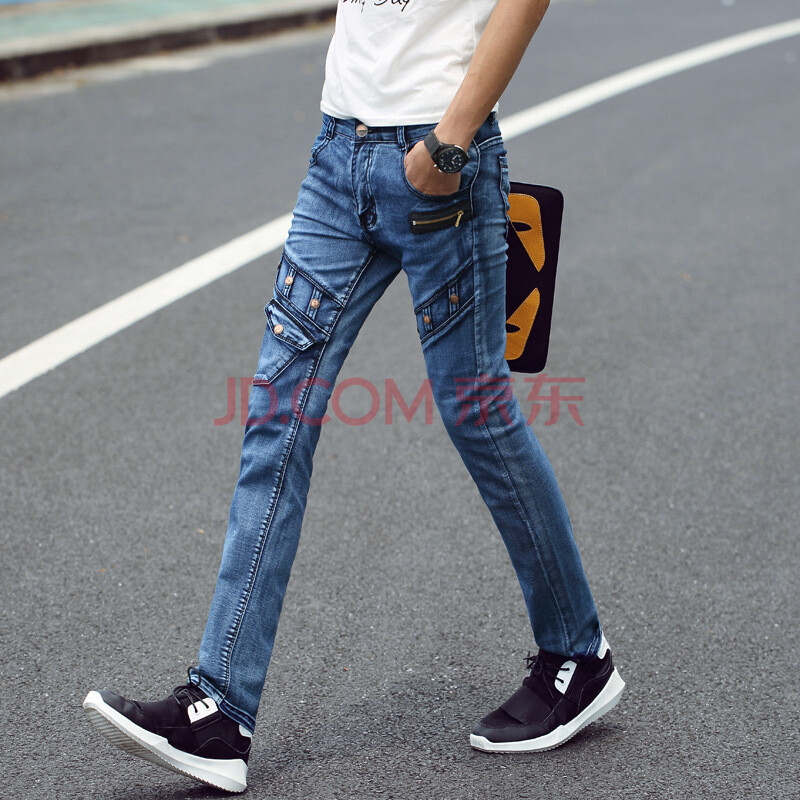 秋冬款小脚牛仔裤男牌子品质好 新款好用
