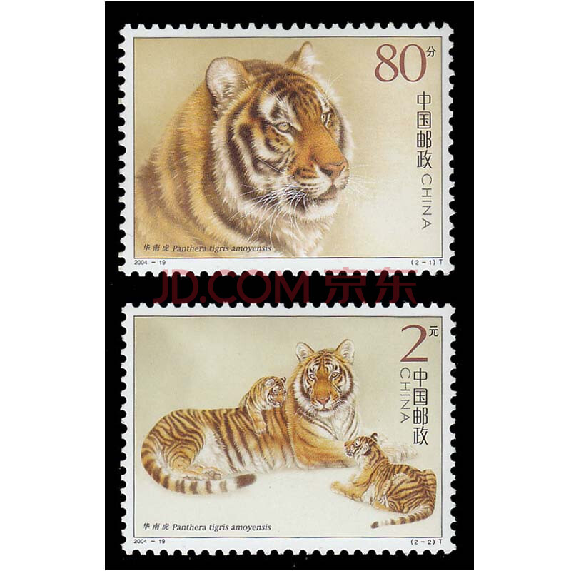 中昊天地h 2004-19 华南虎 邮票 收藏品 套票