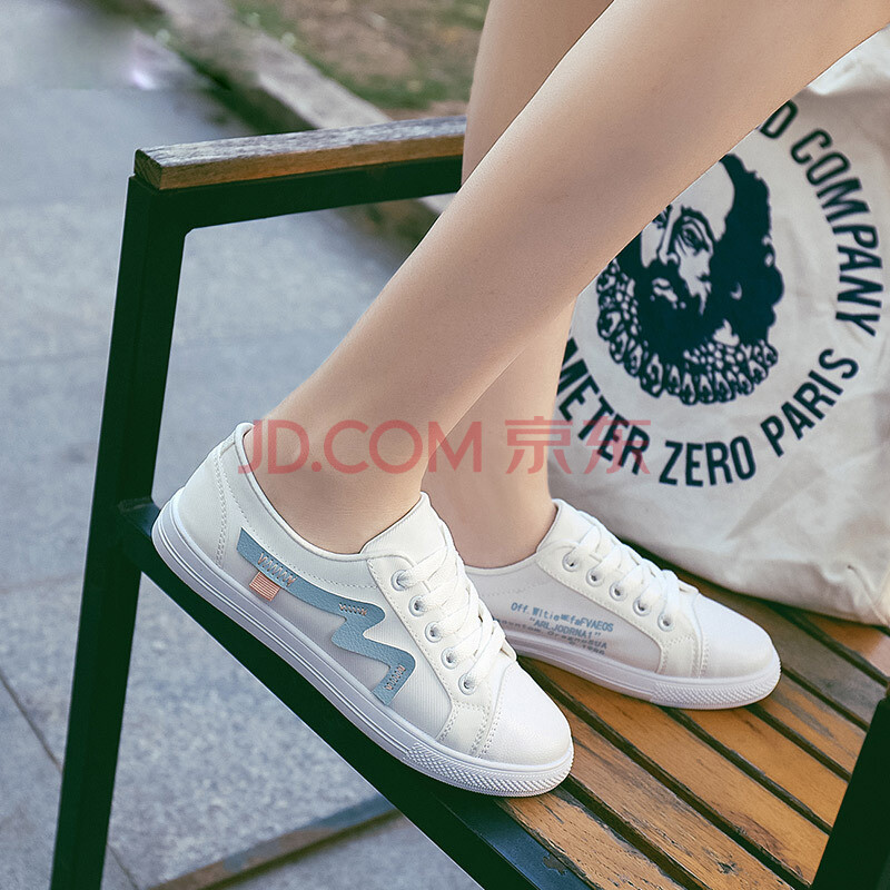 ×óÓÒÁ¼Æ··«²¼Ð¬Å®2018ÐÂÆ·Ç³¿Ú°Ù´îС°×ЬÏļ¾Ñ§ÉúÊæÊÊÐÝÏк«°æÅ®Ð¬ À¶É« 36