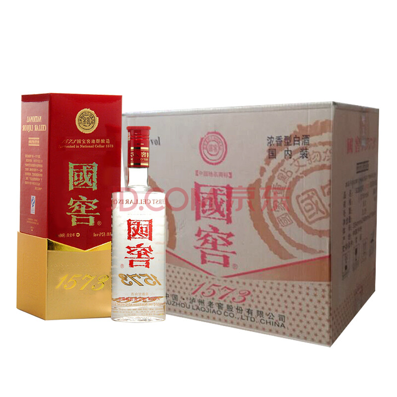 泸州老窖 国窖1573 浓香型高度白酒 泸州老窖官方专卖 整箱购52度*6